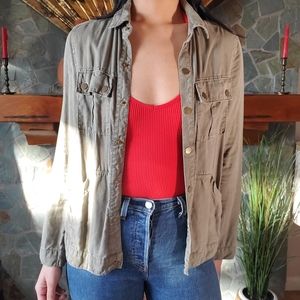 Level 99 linen army jacket